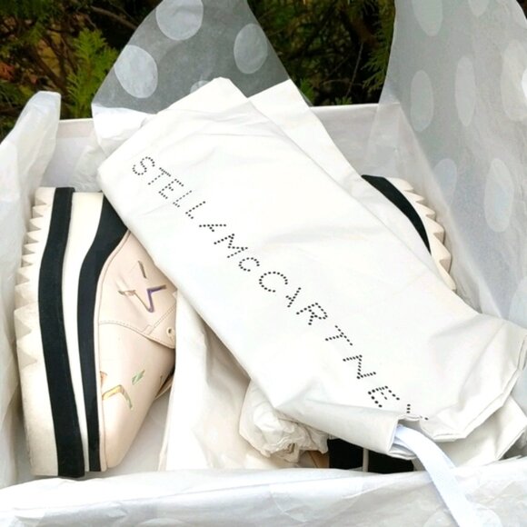 Stella McCartney Star Platform Wedge Mules - EUC - Picture 3 of 12